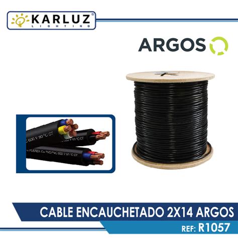 CABLE ENCAUCHETADO 2X14 ARGOS Karluz Lighting