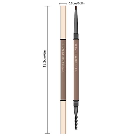 Nhghal Double Ended Eyebrow Pencil Natural Brow Enhancing Pen Long