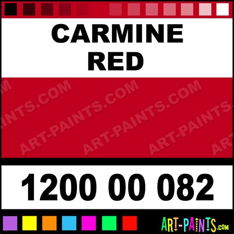 Carmine Red BasicAcryl 10 Acrylic Paints - 1200 00 082 - Carmine Red ...