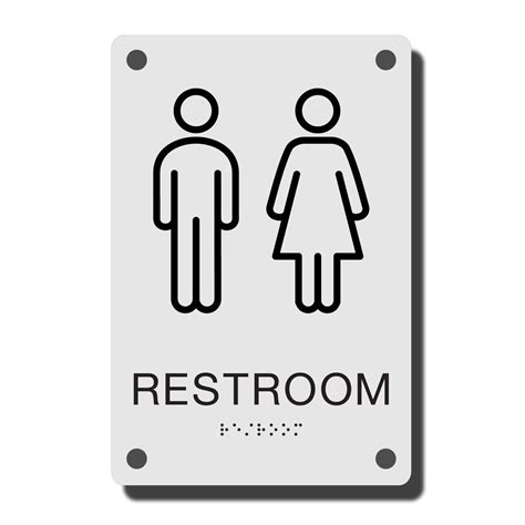 ADA Restroom - Construct Collection - Nap ADA Signs – NapADASigns