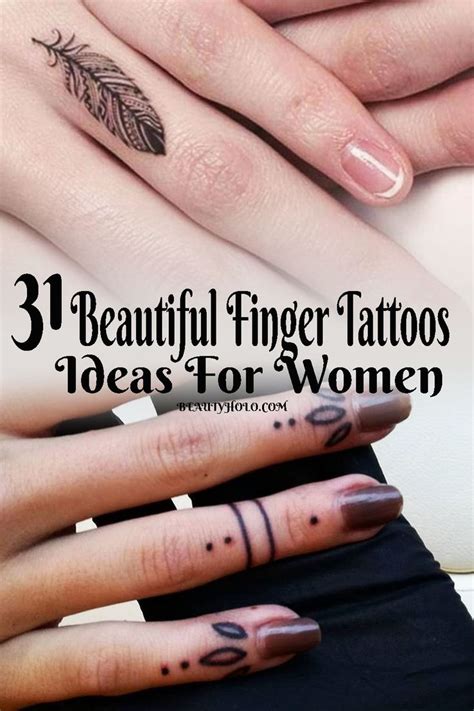 Exquisite Finger Tattoo Ideas For Women