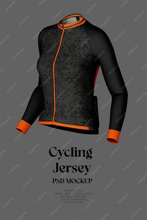 Premium PSD | Womans Cycling Jersey