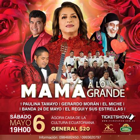 Ticket Show On Twitter Mam A Lo Grande Quito S Bado De Mayo De