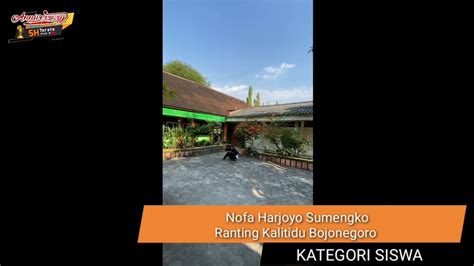 SOLOSPEL KATEGORI SISWA II Nofa Harjoyo Sumengko Ranting Kalitidu