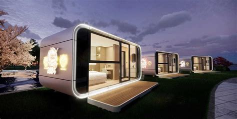 Economic Movable Prefab Prefabricated Capsule Hotel Capsule House Home