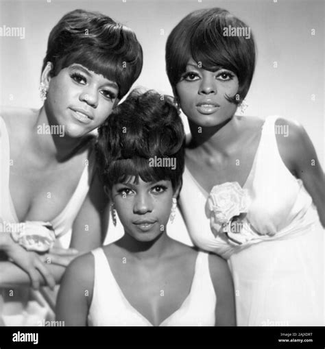 The Supremes Promotional Photo Of American Vocal Group About 1966 With