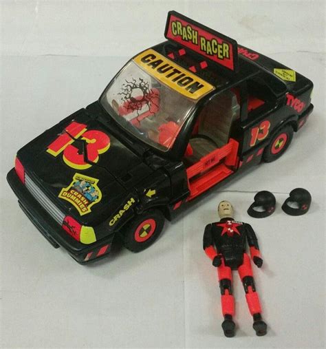 Tyco Incredible Crash Dummies Crash Racer Car And Slick Action Figure 90s 1873926143