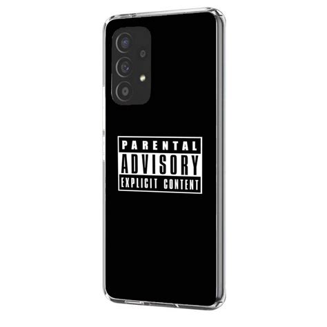 Husa Samsung Galaxy A G Silicon Gel Tpu Model Parental Advisory