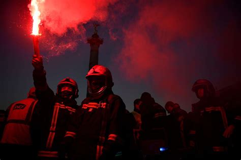 French Pension Reform Third Day Of Protests Keeps Pressure On Macron