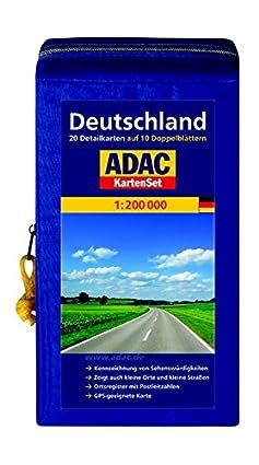 ADAC StraßenKarten Kartenset Deutschland 2014 2015 1 200 000 20