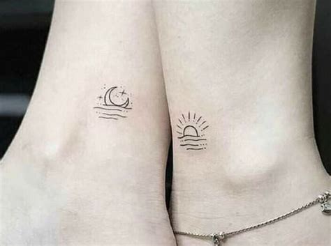 Tatuajes para hermanas minimalistas varios diseños Tatuantes