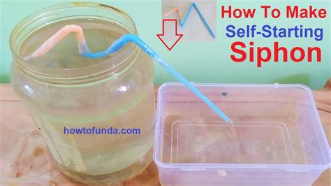 How To Make Syphon Self Starting Inspire Award Science Project Diy