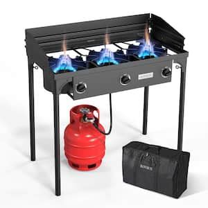 ROVSUN 2 Burner Stove 150 000 BTU High Pressure Outdoor Camping Stove