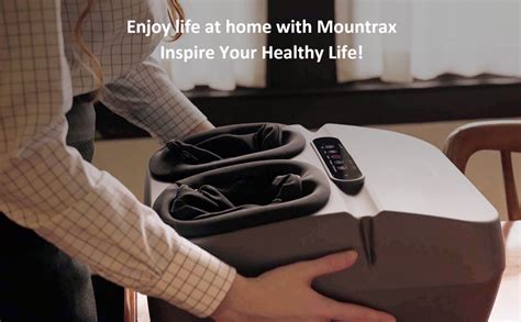 Mountrax Foot Massager Machine With Heat Ts For Women Men Foot Massager For Plantar