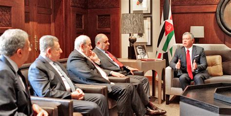 King Meets With High Profile Arab Int L Delegations Jordan Times