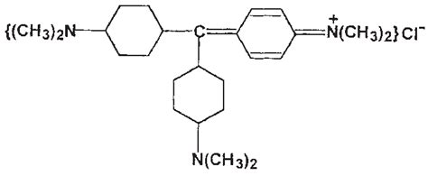 Chemical Structure Of The Cationic Dye Crystal Violet Download