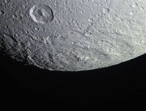 Evander Basin Dione The Planetary Society