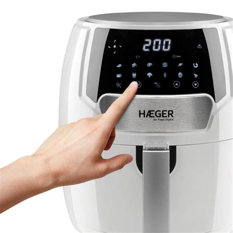 Air Fryer Haeger Air Feast Digital White L Haeger Home Appliances