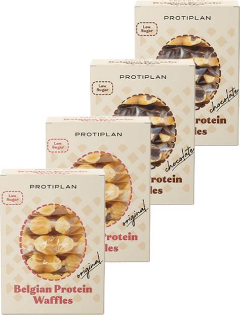 Protiplan Mix Belgische Wafels Voordeelpakket 28 X Belgische