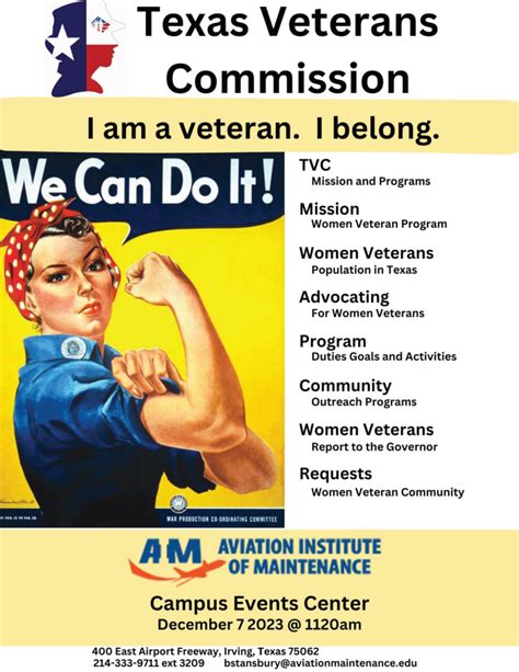 Am Aviation Institute Of Maintenance Texas Veterans Commission