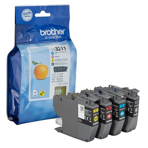 Brother LC 3211VALDR Tinten Multipack CMYK 4er Set