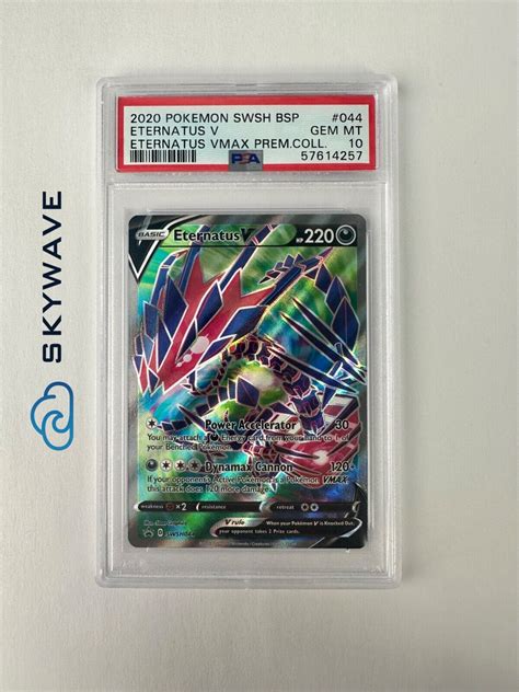 2020 Eternatus V PSA 10 GEM MINT SWSH Promo SWSH044 Values MAVIN