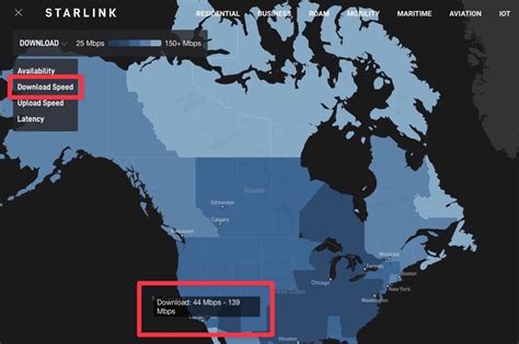 Updated Starlink Map Now Shows Internet Speeds by Area - TeslaNorth.com