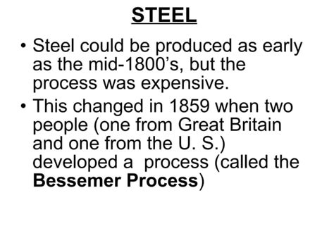 US Second Industrial Revolution | PPT