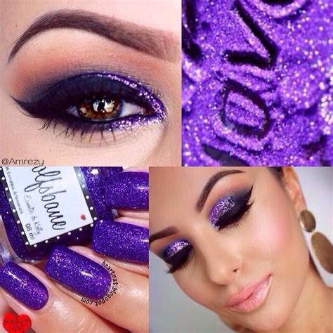 Purple Glitter Makeup Obsession Eye Makeup Beautiful Makeup