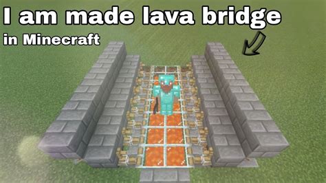 How To Make Lava Bridge In Minecraft Pocket Edition Minecraft Me Lava