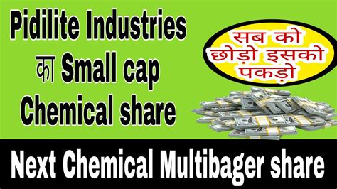 Pidilite Industries का Small Cap। Chemical Multibager Share सब को