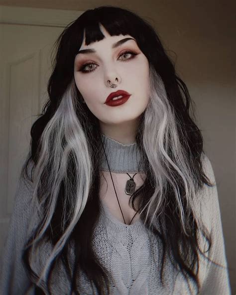 Winter Starks On Instagram “ ️🐁 ️” Gothic Hairstyles Goth Hair