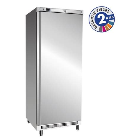 Armoire réfrigérée positive Extérieur Inox 1 porte pleine 570 L