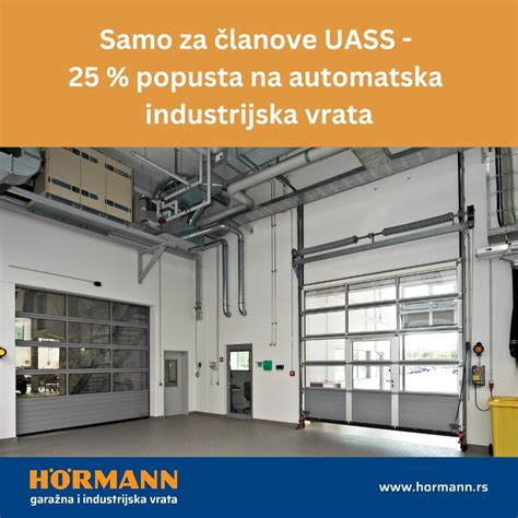 25 popusta za Hormann automatska industrijska vrata samo za članove