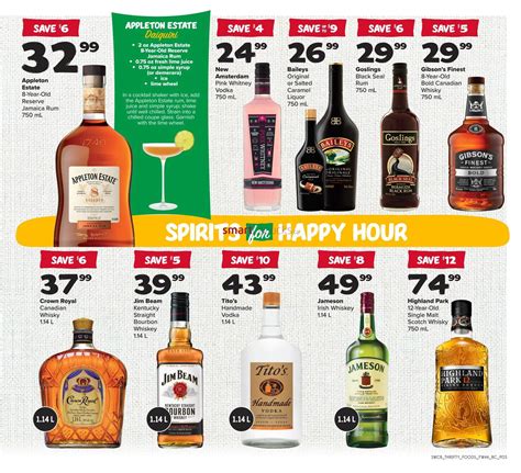 Thrifty Foods Liquor Flyer March 2 To 8