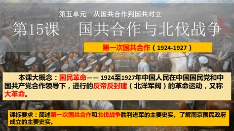 第15课 国共合作与北伐战争 课件（24张ppt）部编版八年级历史上册 21世纪教育网