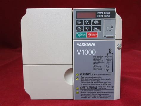 Yaskawa V1000 Drive Cimr Vt2a0020baa Inverter 3ph 230v 5hp Ebay