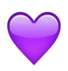 Ios Emoji Purple Heart