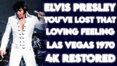 Elvis Presley You Ve Lost That Loving Feeling Las Vegas 1970 TTWII