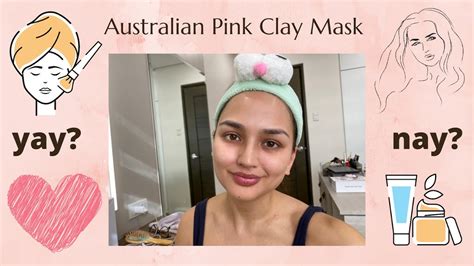 Sandandsky Australian Pink Clay Mask Magic Mask Younger Skin Test Youtube