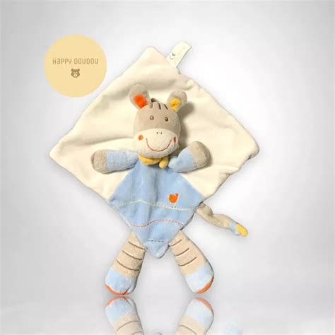 Peluche Doudou Vache Z Bre Bleu Nicotoy Eur Picclick Fr