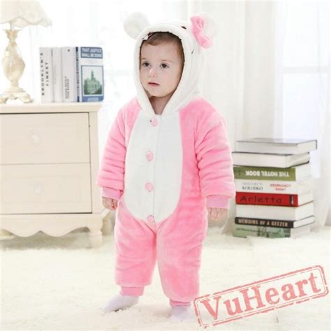 Baby Kitty Cat Kigurumi Onesies Pajamas Costumes Toddler Pajamas