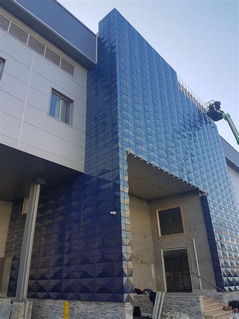 Exterior Pvdf 3d Wall Cladding Acp Aluminum Panel Curtain Wall In