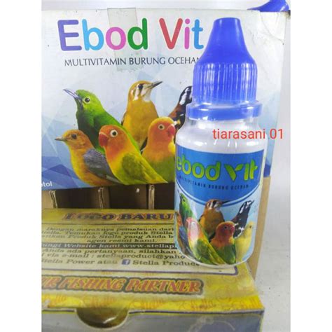 Ebod Vit Product Ebod Jaya Ml Vitamin Magpie Lovebird Canary Pleci