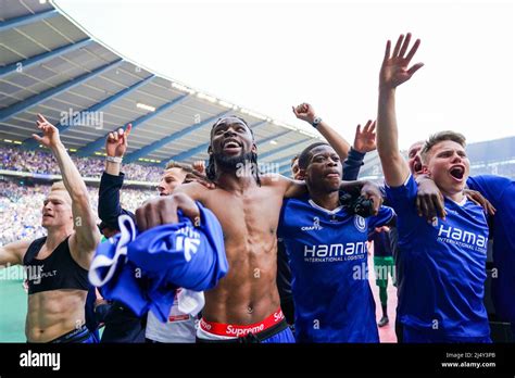 BRUSSEL BELGIUM APRIL 18 Andreas Hanche Olsen Of KAA Gent Jordan