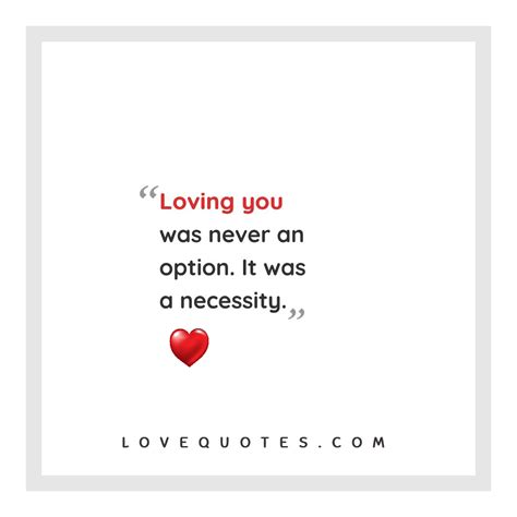 Never An Option - Love Quotes