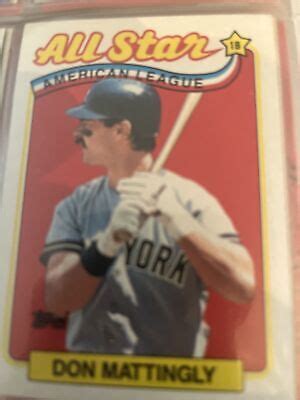 1989 Topps All Star 397 Don Mattingly EBay