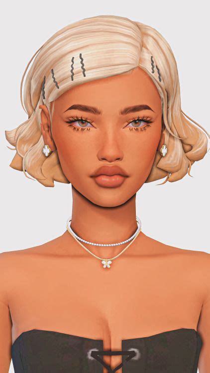 Short Hair Maxis Match Edition In 2024 Sims 4 Afro Hair Afro Hair Sims 4 Cc Sims Hair