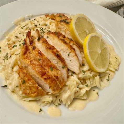 Lemon Chicken With Orzo Pasta 30 Minute Stovetop Recipe