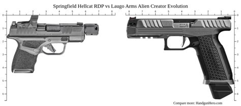 Springfield Hellcat RDP Vs Laugo Arms Alien Creator Evolution Size